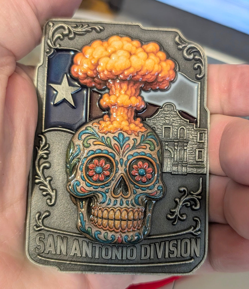 Sugar Skull Intelligence Coin - Large